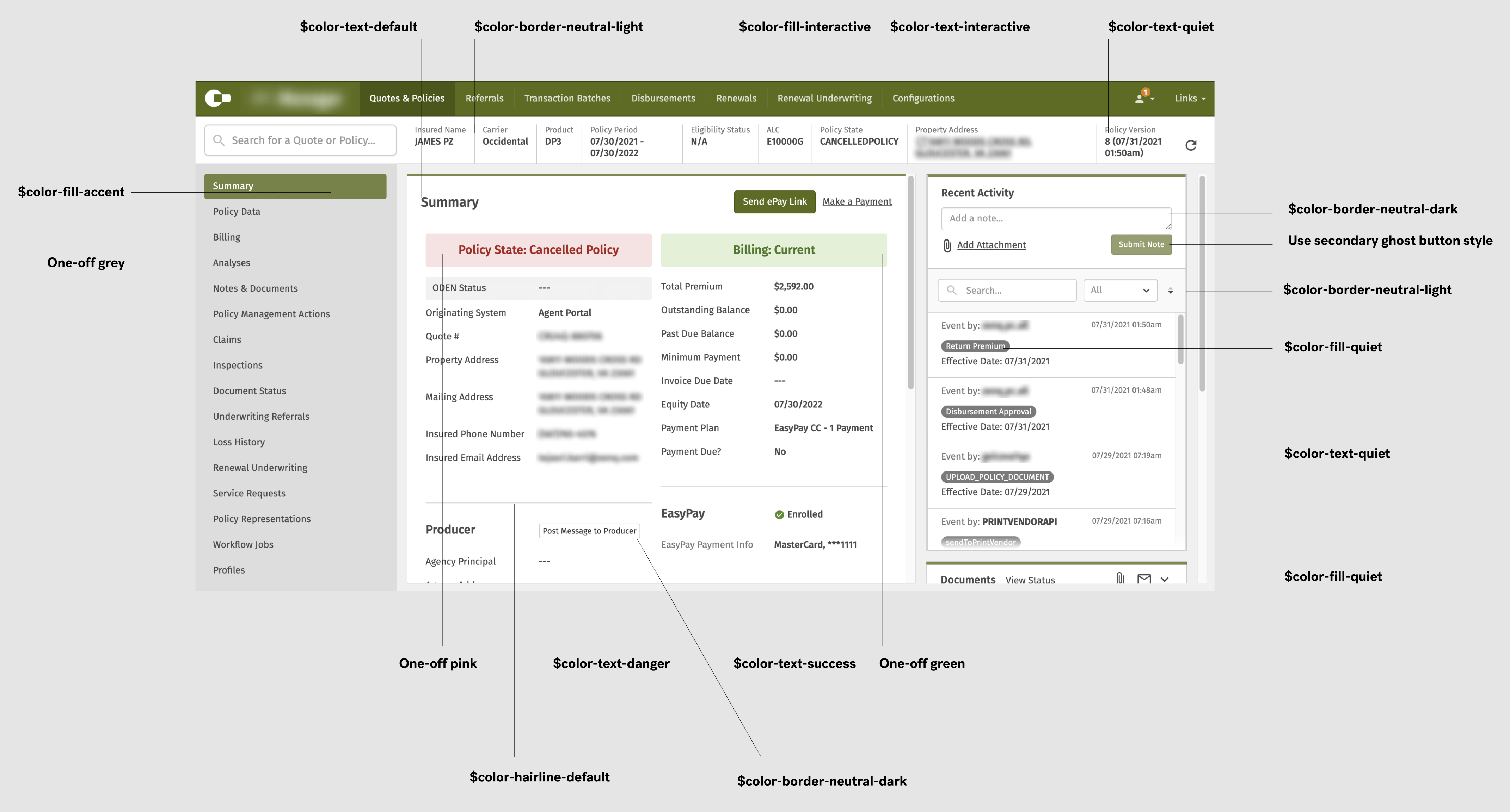 Screenshot of an application with an overlay of lines indicating colors on screen.