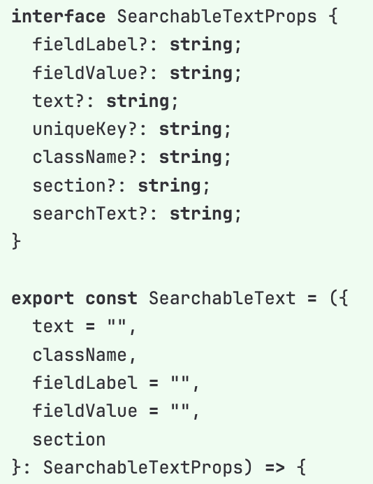 TypeScript Interface Example